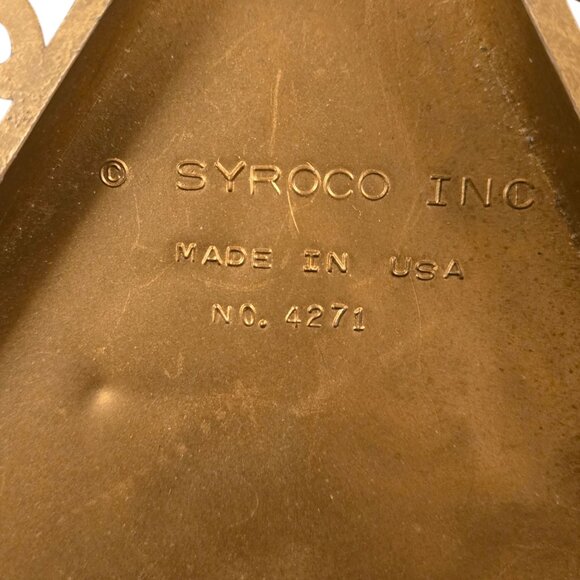 Vintage Ornate Key Design Hollywood Regency Syroco Wall Art Plaque - Picture 4 of 16